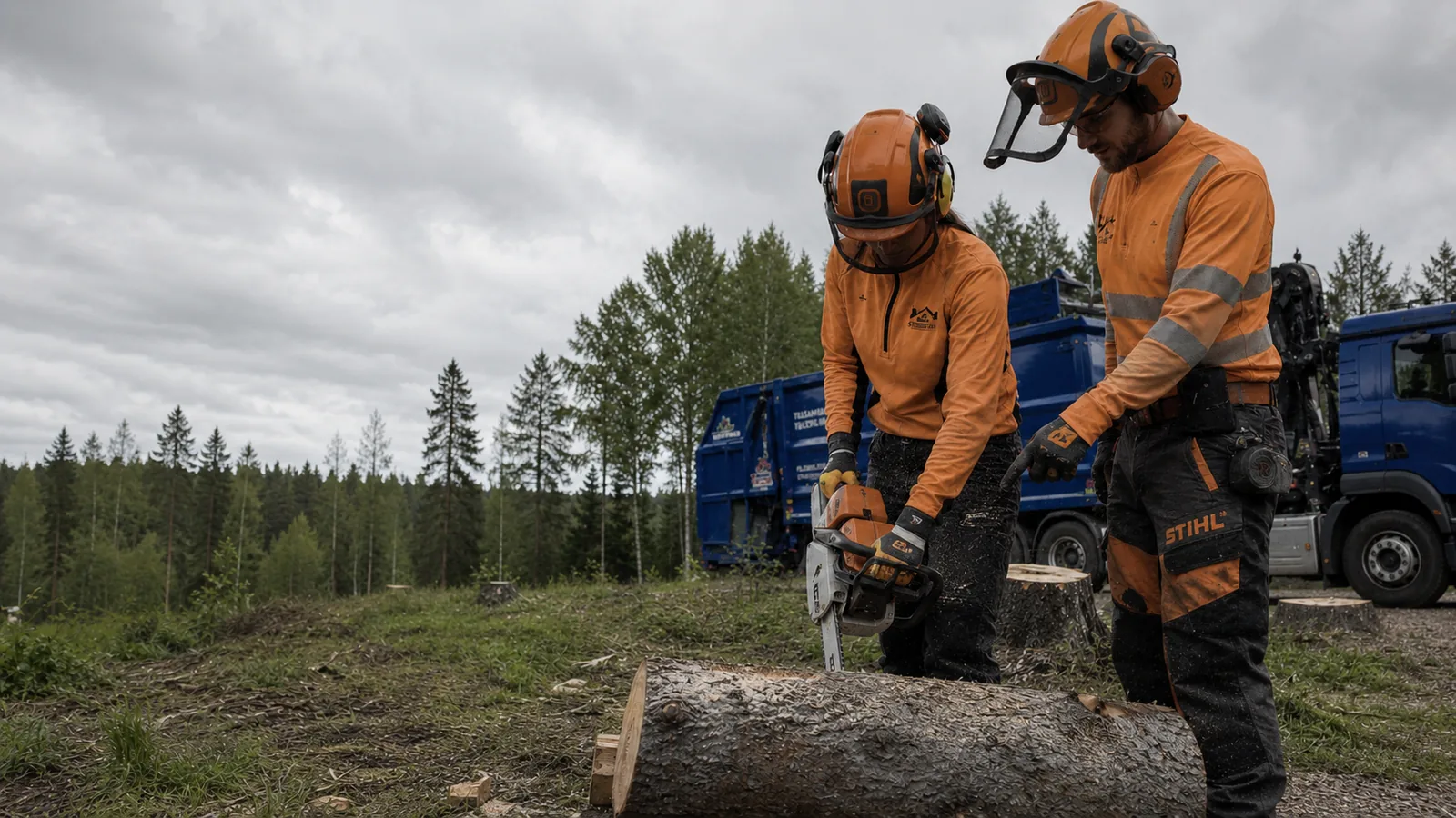 Motorsågskörkort A+B
